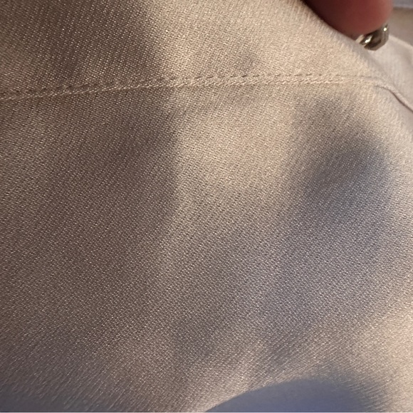 Express sateen button up blouse. - Picture 5 of 5